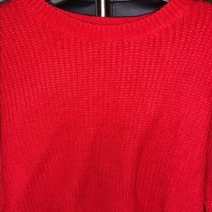 Red sweater